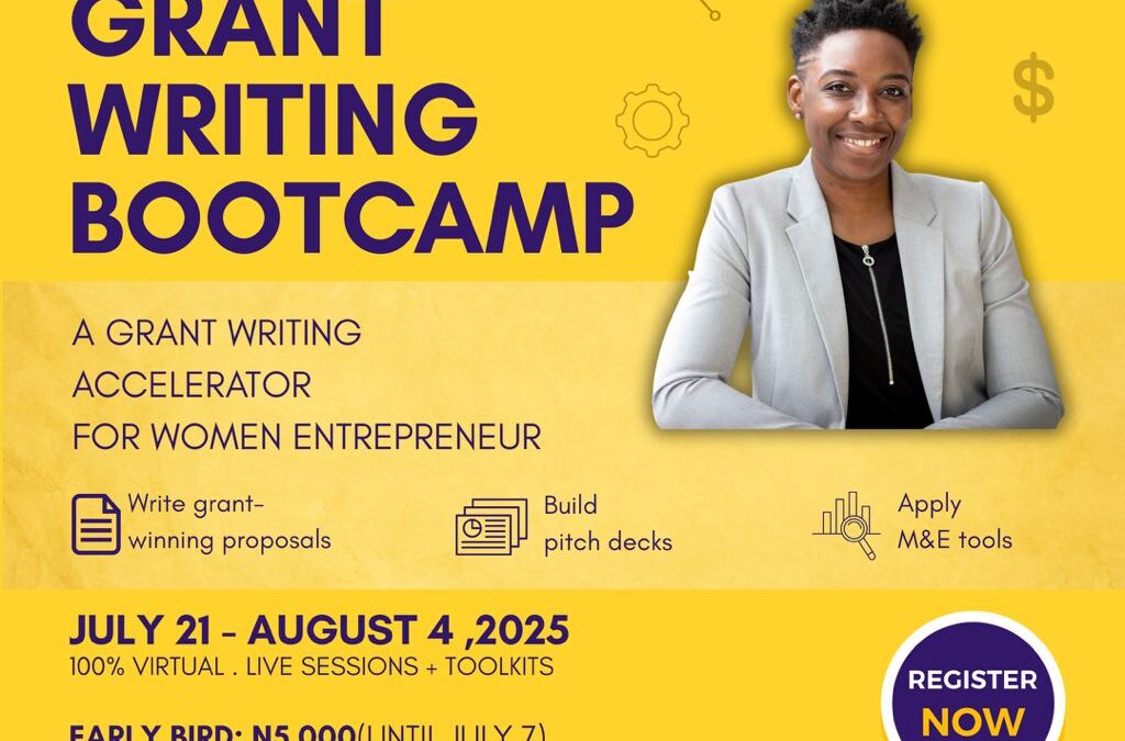 Unlock Your Funding Potential: Grant Writing Bootcamp for Women Entrepreneurs!
