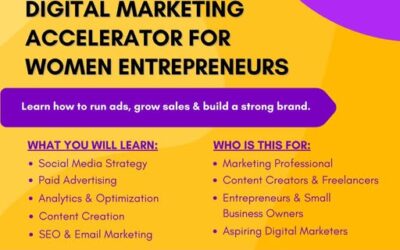 Take Your Business to the Next Level with W.TEC’s Digital Marketing Accelerator for Women Entrepreneurs