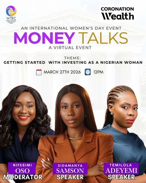 Empowering Women Through Financial Literacy: W.TEC Partners Coronation Wealth to Mark International Women’s Day 2026 Webinar