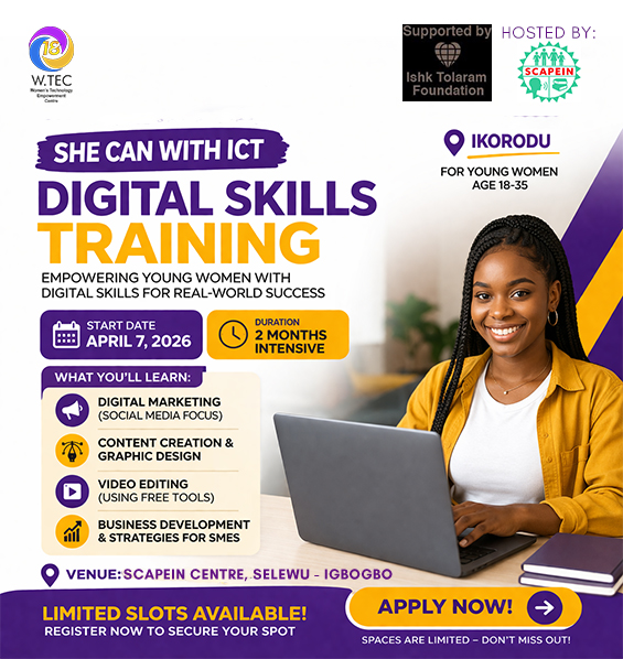 Empowering Ikorodu’s Female Entrepreneurs: Digital Skills Training Enters Week 3